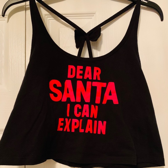 Victoria's Secret Tops - Victoria Secret XMas Crop Top